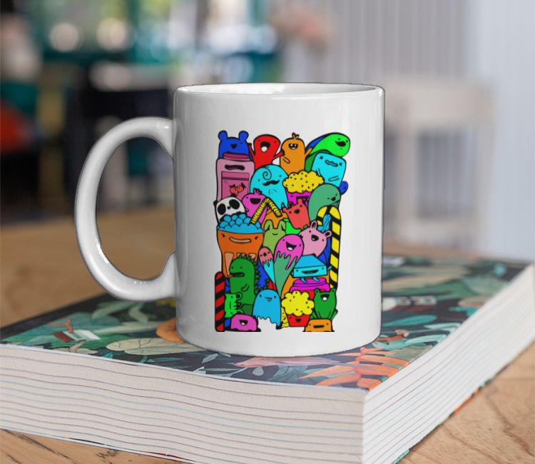 Doodles_Art_illustration Coffee Mug