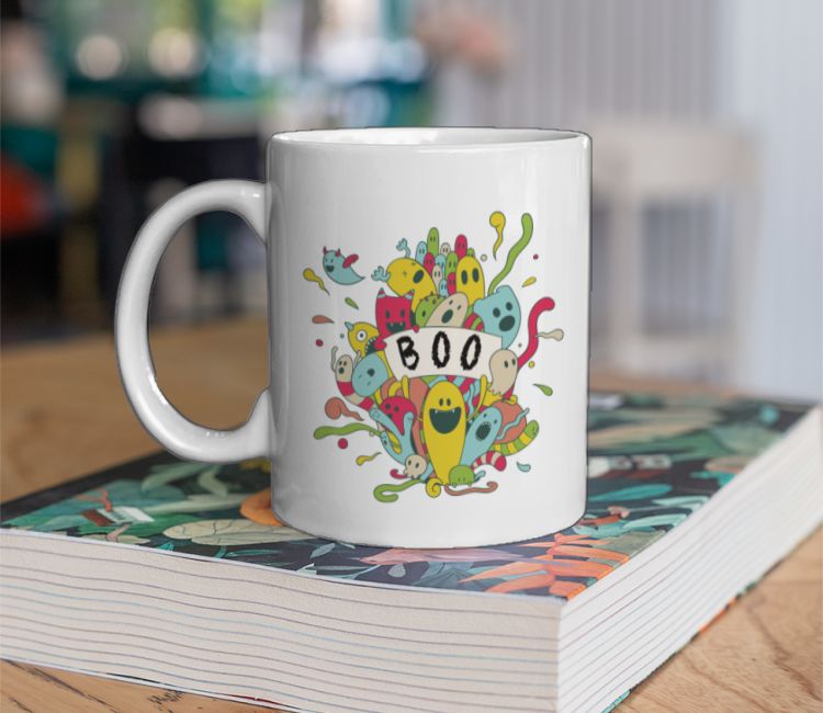 Funny Cute Monsters Coffee Mug