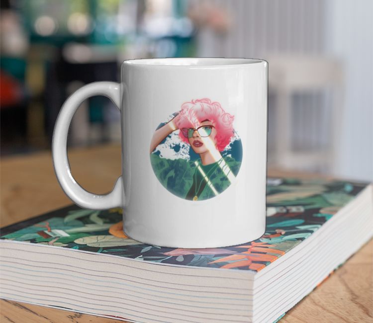 Pink Fleur Coffee Mug