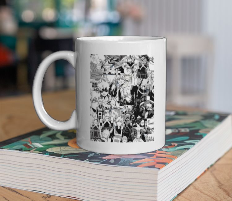 My Hero Academi Anime Collage Coffee Mug