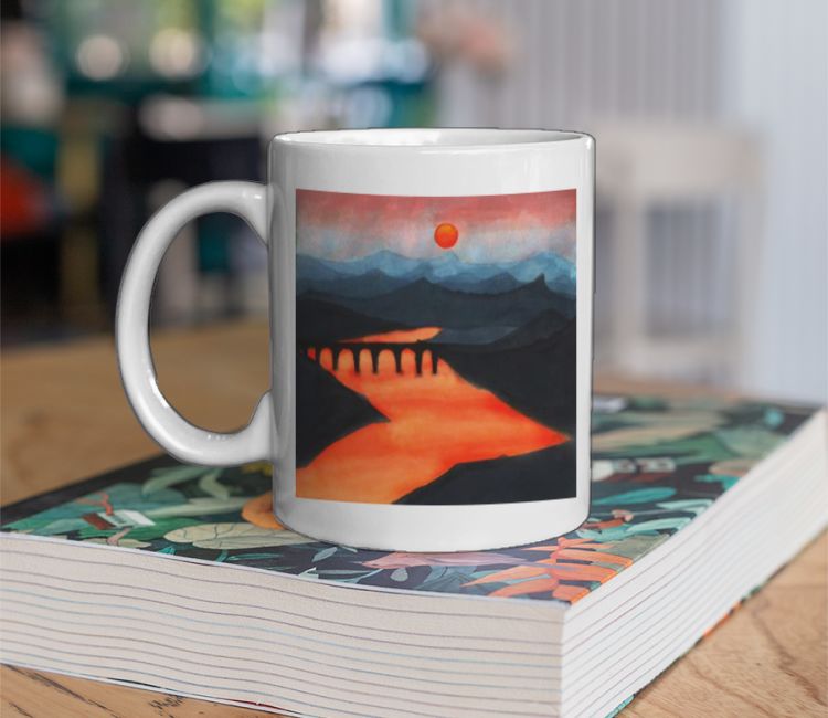 Lava Landscape Coffee Mug