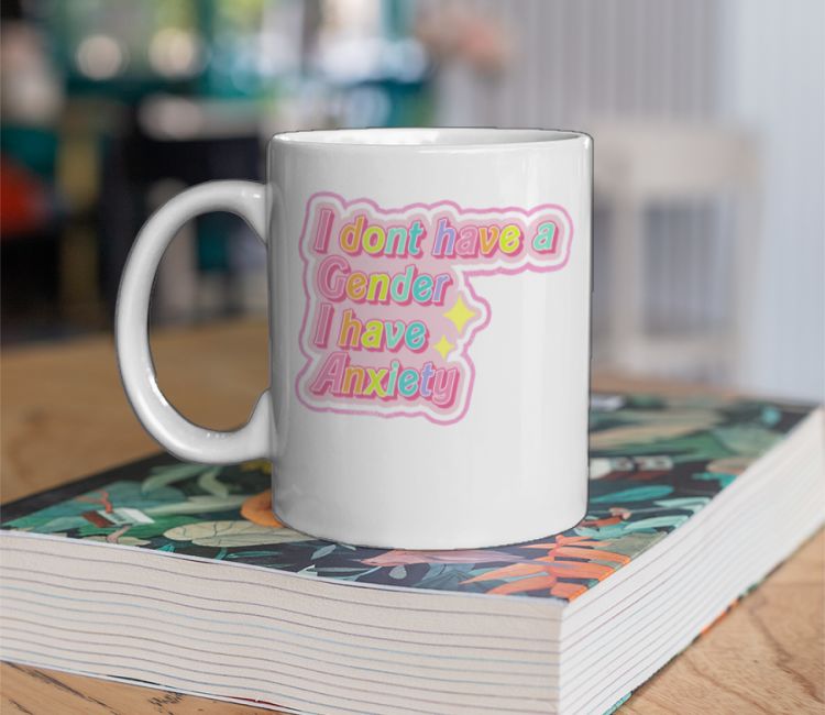 No Gender Only Anxiety Coffee Mug