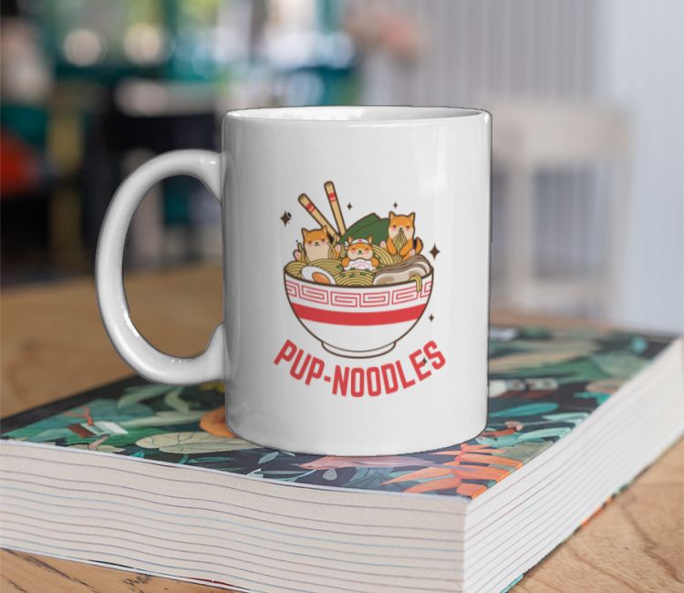 Daddy give me pup-noodles Coffee Mug