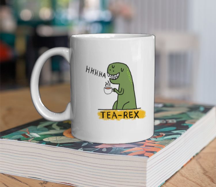 Dinosaur tea design  Coffee Mug