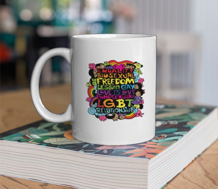 Pride Collection: THE LOVE DOODLE  Coffee Mug