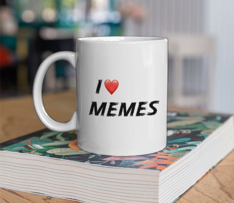 Meme Hoodies, I Love Memes Hoodies Coffee Mug