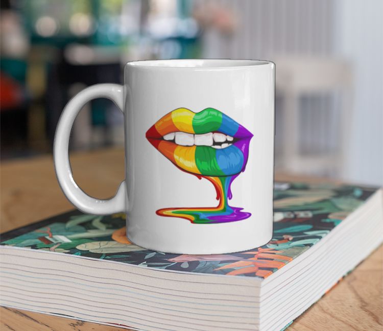 PRIDE COLLECTION: DRIPPING LIPS Coffee Mug