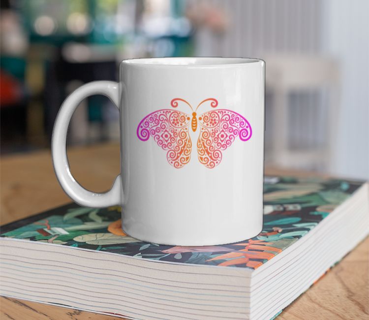 Aesthetic Butterfly Coffee Mug