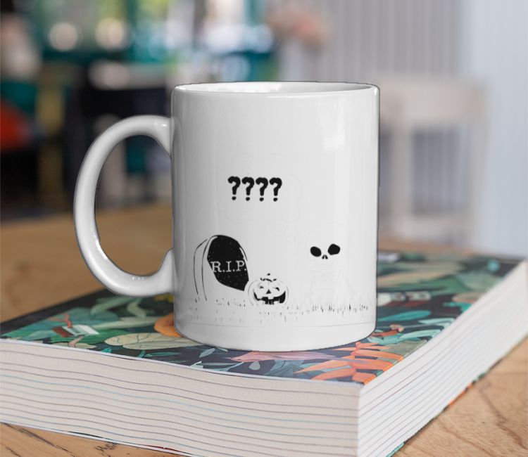 HALLOWEEN R.I.P WHITE Coffee Mug