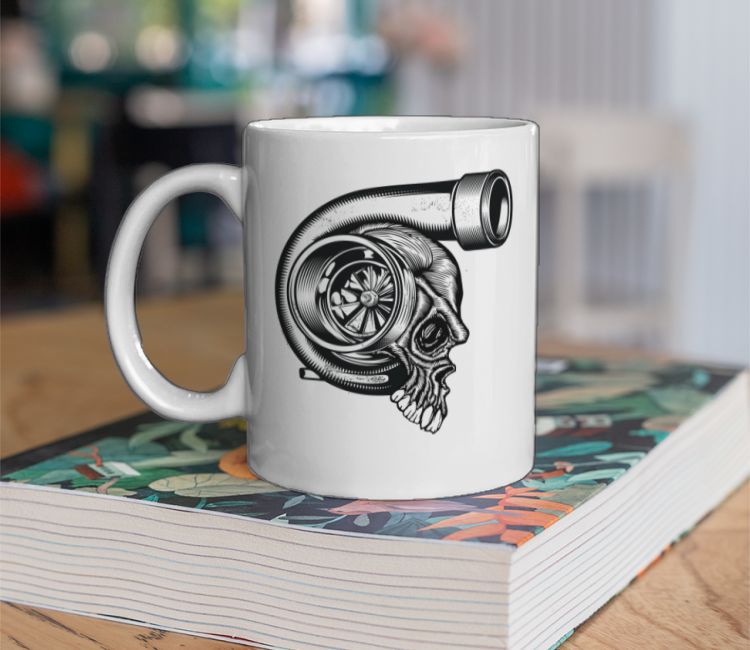 Machine Skull Coffee Mug