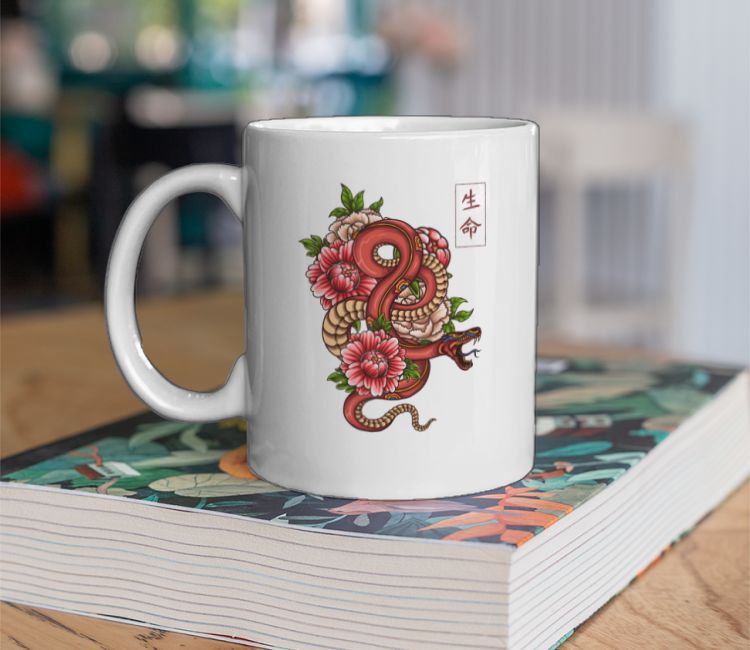 Japanese Snake Tattoo Coffee Mug