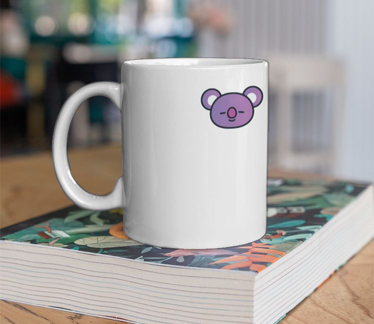 Koya|BT21|Gradient💜💜 Coffee Mug