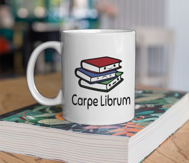 Carpe Librum- Booknerd edition Coffee Mug