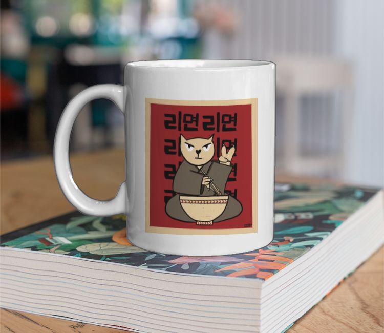 ramen cat  Coffee Mug