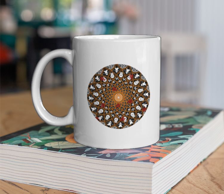 Halloween Mandala Coffee Mug