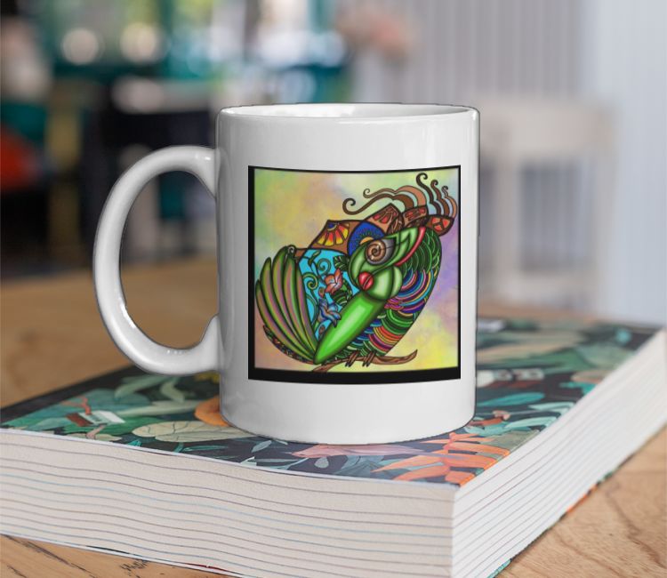 The Proud Indian Parrot Coffee Mug