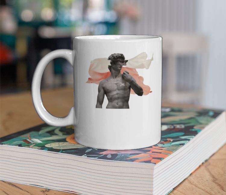 Bandaged David Coffee Mug