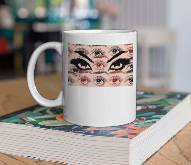 Eyes up here  Coffee Mug