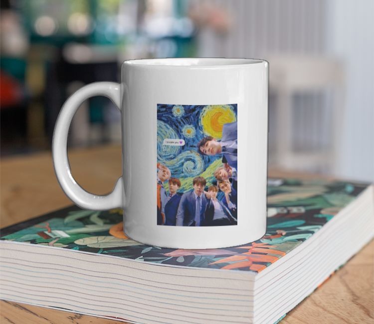 BTS+ Starry Night Coffee Mug