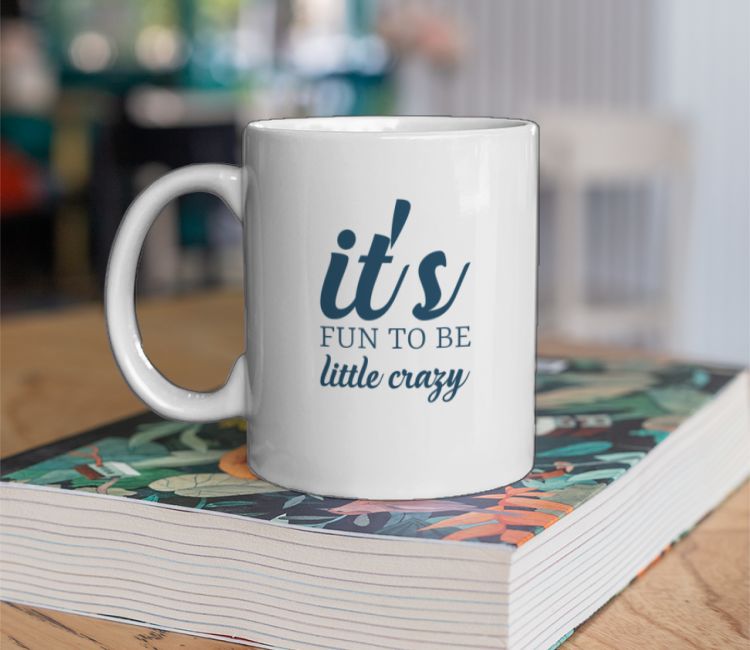 It's Fun To Be Crazy Coffee Mug