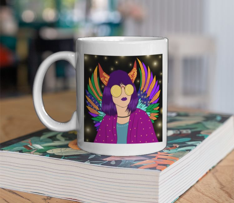 Devil with wings Coffee Mug