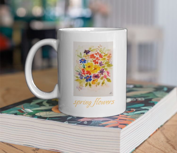 Not your regular floral Coffee Mug