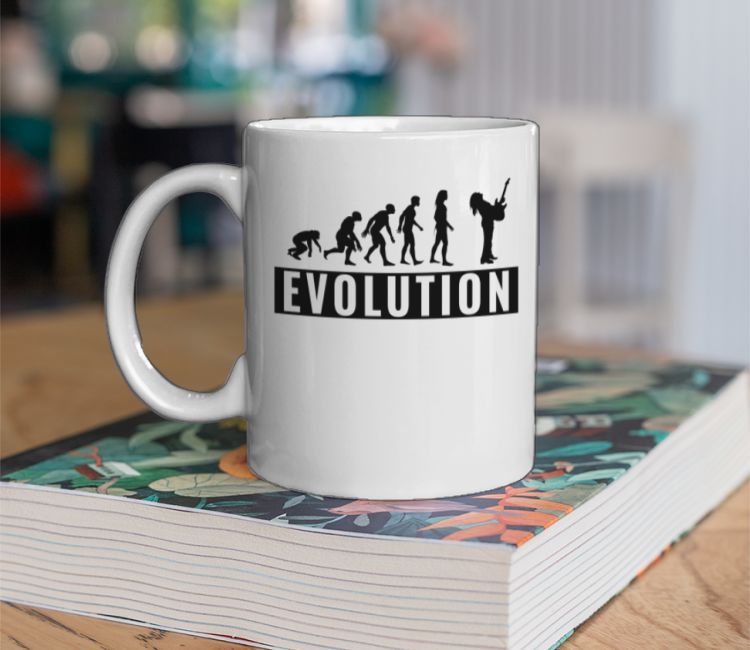 Guitar Evolution  Coffee Mug