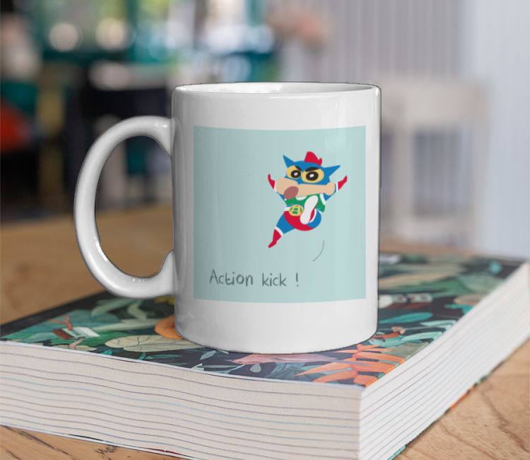 Shinchan: Action Kick Coffee Mug