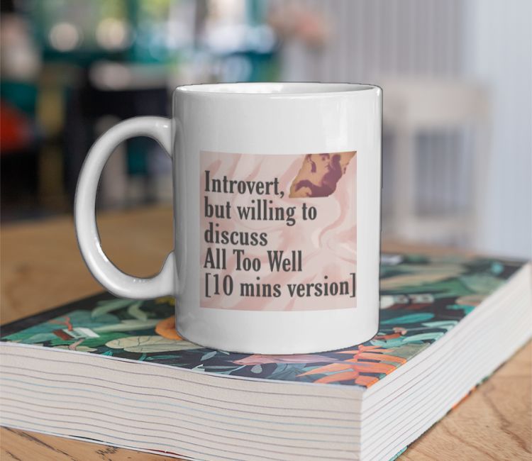 Introvert// All Too Well fan Coffee Mug