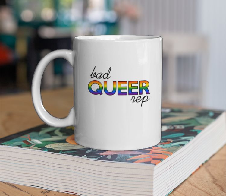 bad QUEER rep Coffee Mug