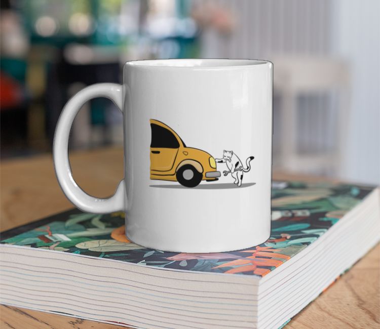 Mechanic Kitty Coffee Mug