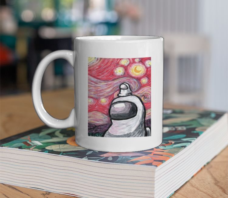 Starry night - Among us Coffee Mug