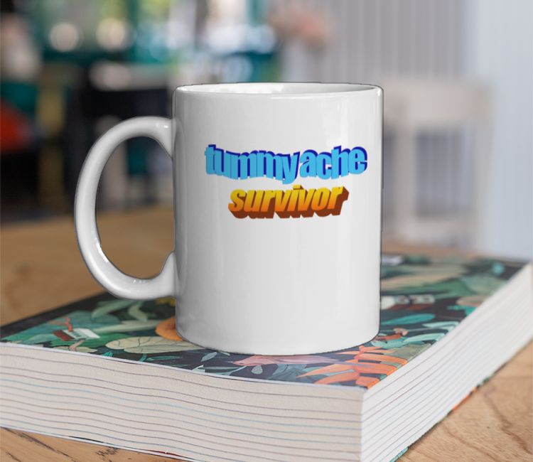 tummy ache survivor Coffee Mug