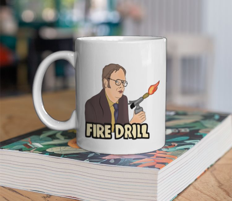 Fire drill-The office Coffee Mug