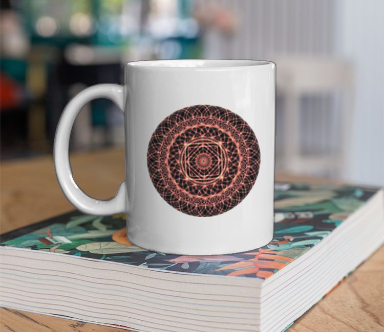 Fire Mandala Coffee Mug