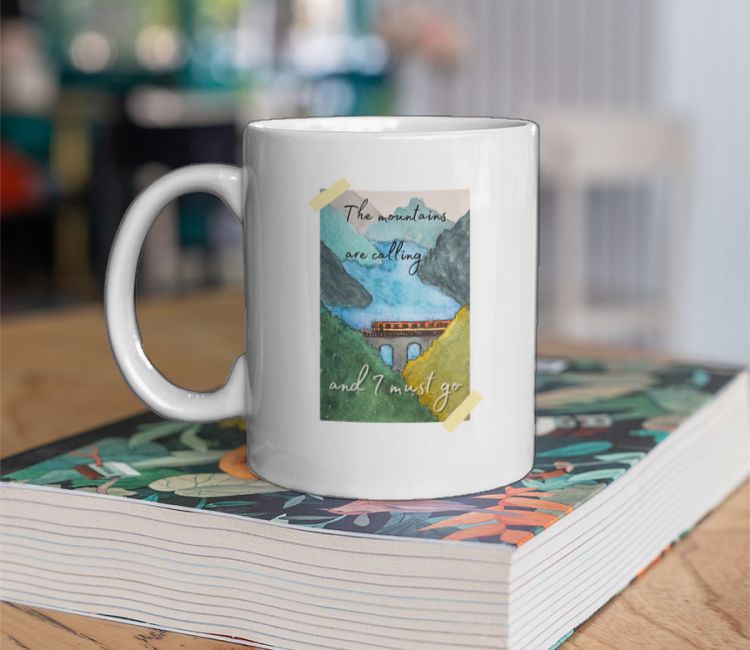 The Mountains are Calling Coffee Mug