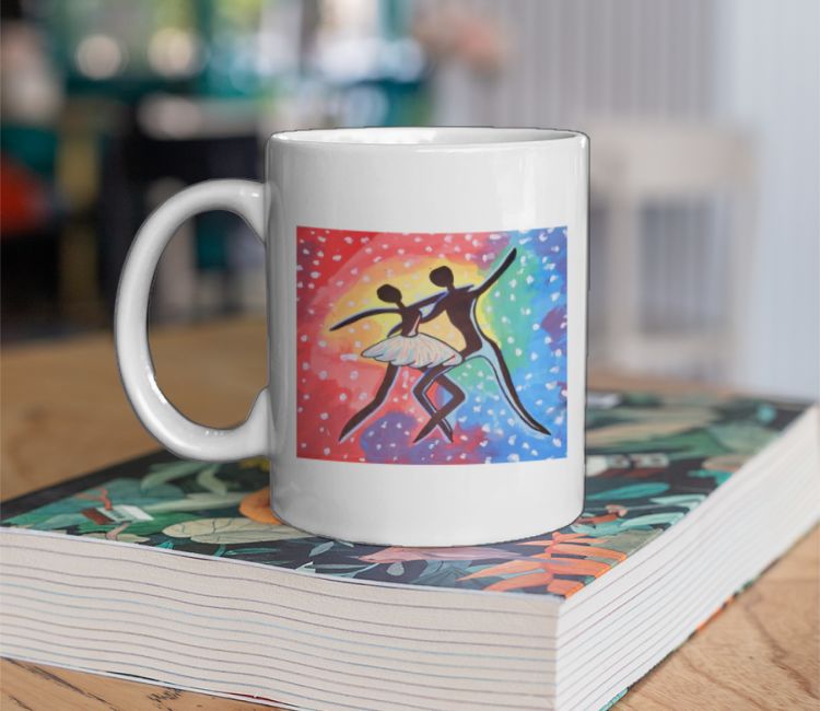 Celestial Lovers Dance Coffee Mug