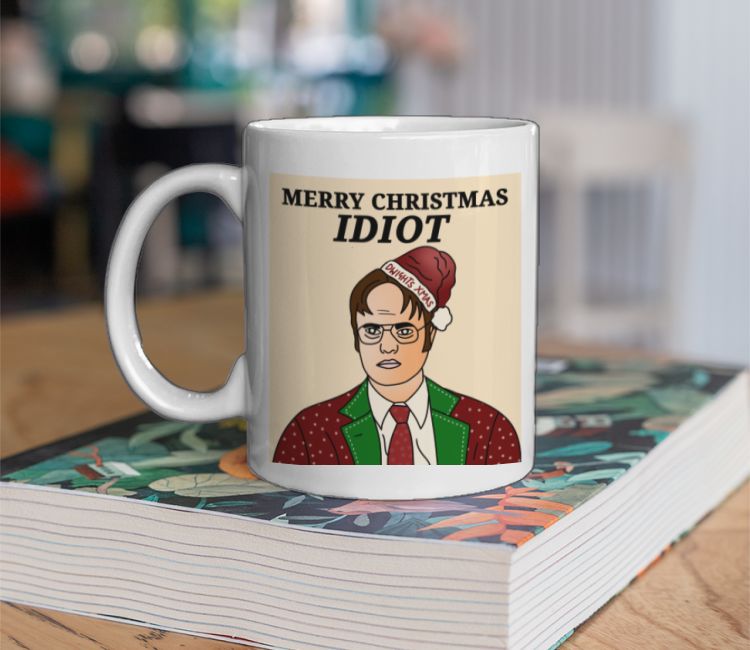 Dwight Christmas funny quote Coffee Mug