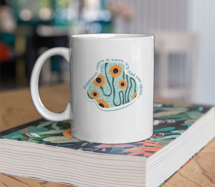 Sunflower Happiness Coffee Mug