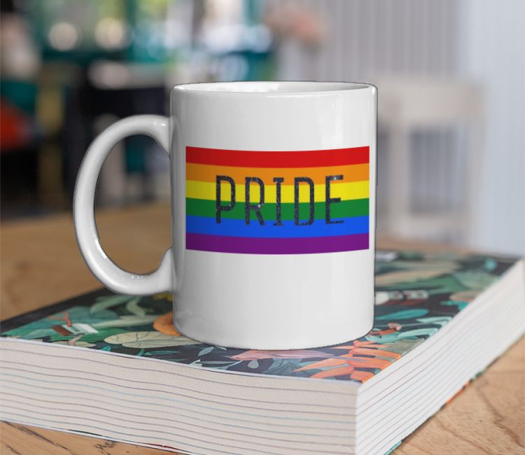 LGBTQ Flag Coffee Mug