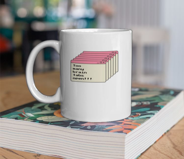 Quirky Brain Coffee Mug