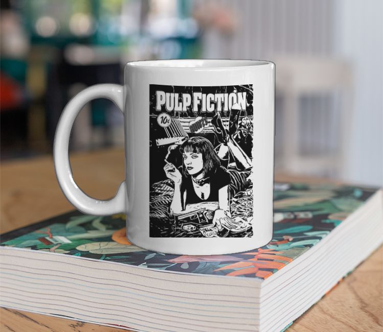 Pulp Fiction - B&W Coffee Mug