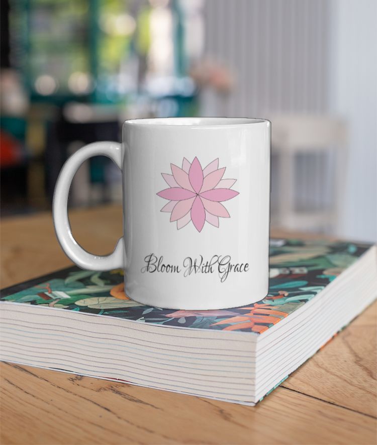 Cafe Mug - Bloom with Grace