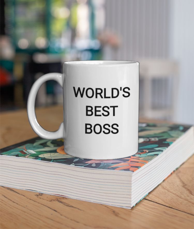 World's best boss Mug Frankly Wearing - Main Image
