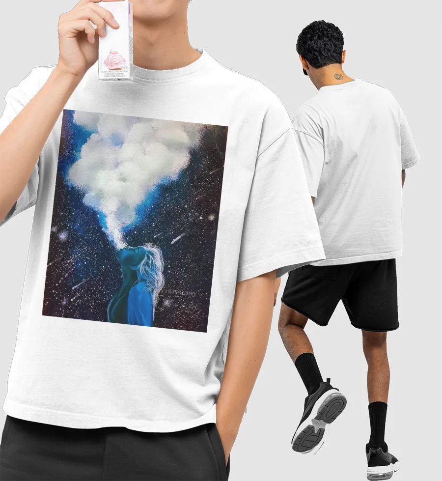 True potential by @paintartica  Front-Printed Oversized T-Shirt