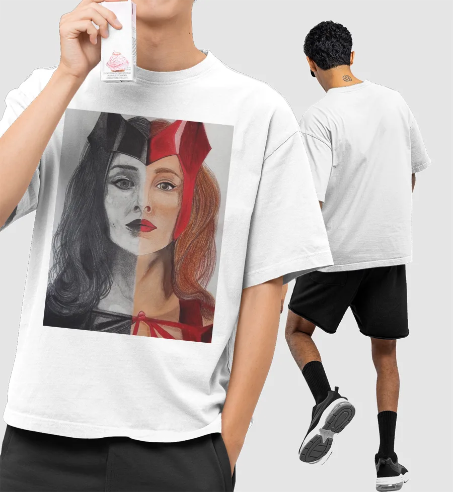 Wanda Front-Printed Oversized T-Shirt