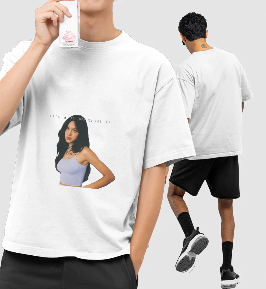 Feminism  Front-Printed Oversized T-Shirt