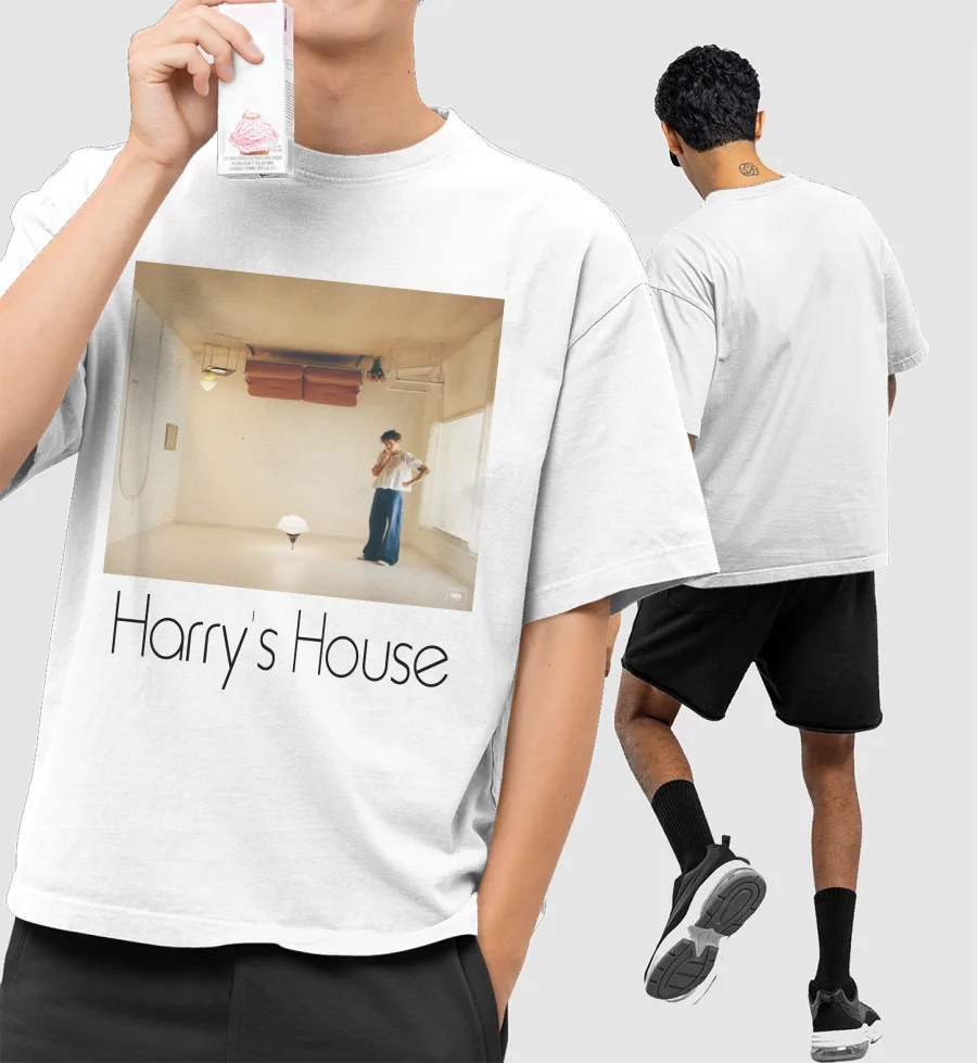 Harry's House Front-Printed Oversized T-Shirt