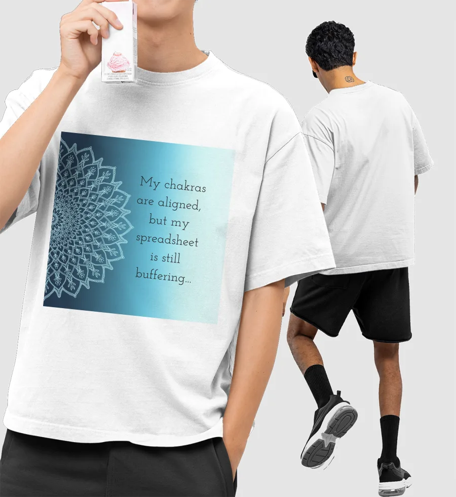 Corporate-Zen Front-Printed Oversized T-Shirt