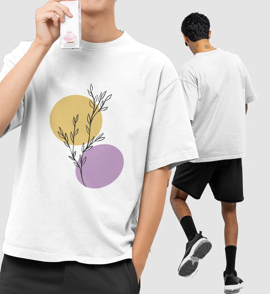 Minimal design Front-Printed Oversized T-Shirt